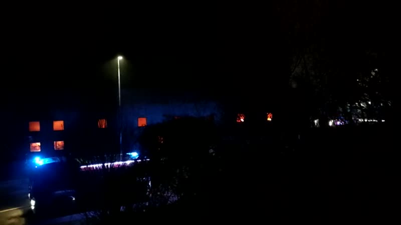 Usmate Velate incendio ditta Re Tech Life" di via Modigliani 3
