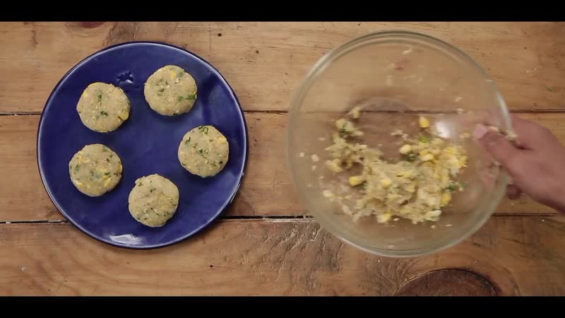 Corn Potato Tikki