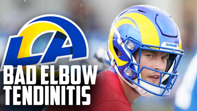 WATCH: Matthew Stafford’s ‘bad elbow tendinitis’ should frighten Los Angeles Rams