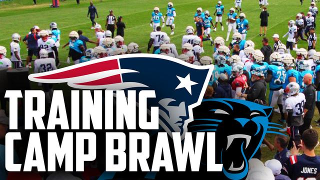 WATCH: Patriots vs. Panthers - Training Camp Brawl