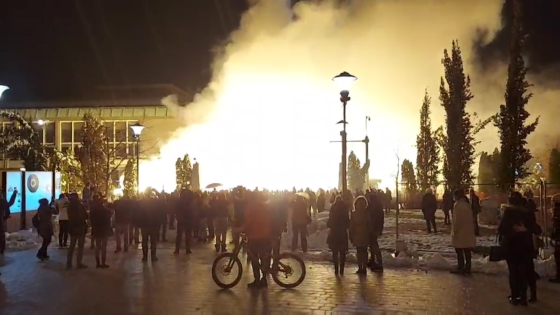 Vatromet kod Hrama za Pravoslavnu Novu godinu