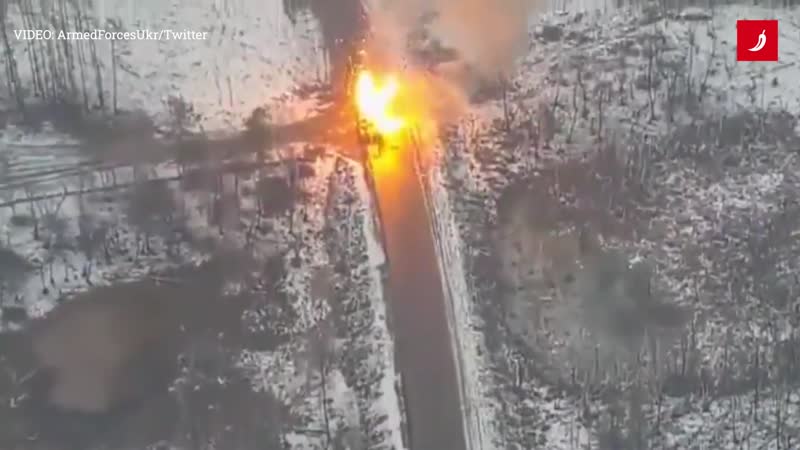 Ukrajinci pogodili ruski tenk