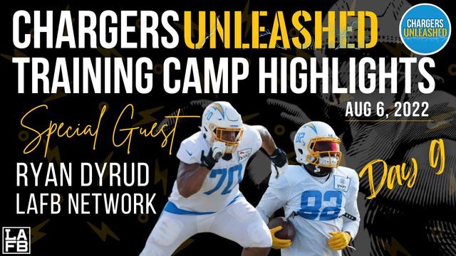 Chargers Training Camp Day 9 Highlights & Recap Damon Lloyd, DeAndre Carter & Rashawn Slater Shine