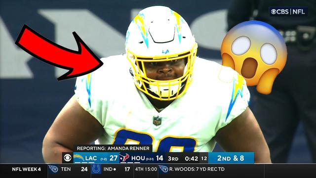Jamaree Salyer DOMINATES Texans | Chargers Film Review