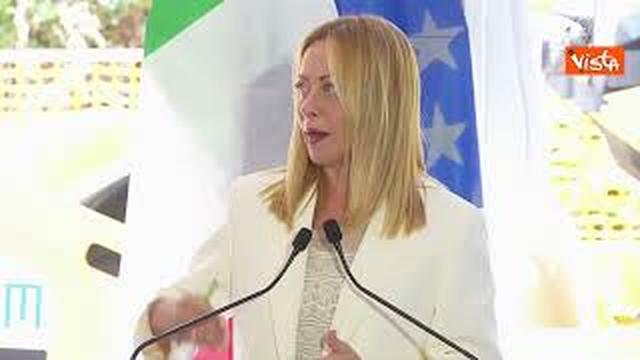 Meloni: "Con la Pedemontana finisce l'isolamento insensato delle Marche"