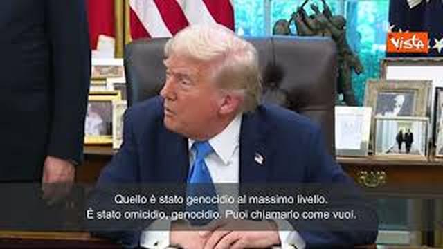 Guerra a Gaza, Trump: "Genocidio è stato quello del 7 ottobre"