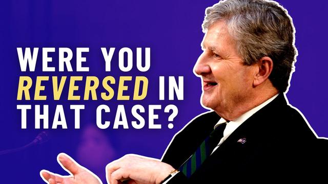 'Were You Reversed in That Case?' Senator Kennedy Runs Circles Around Biden Nominee