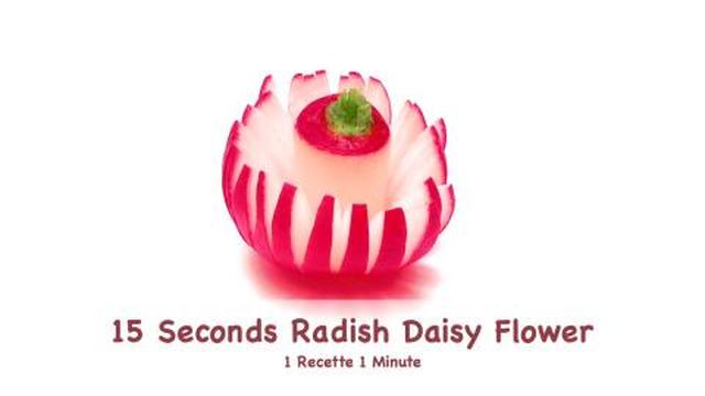 15 Seconds Radish Daisy Flower (shorts)