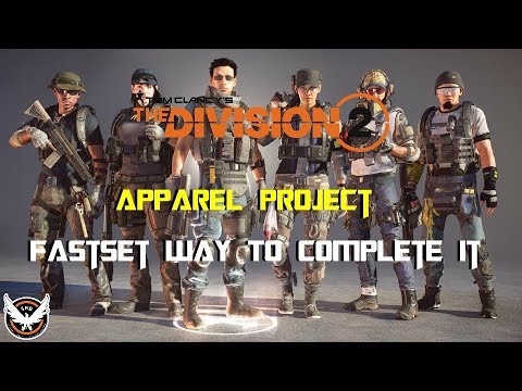 The Division 2 | Fastest Way To Complete The Apparel Project | Dark