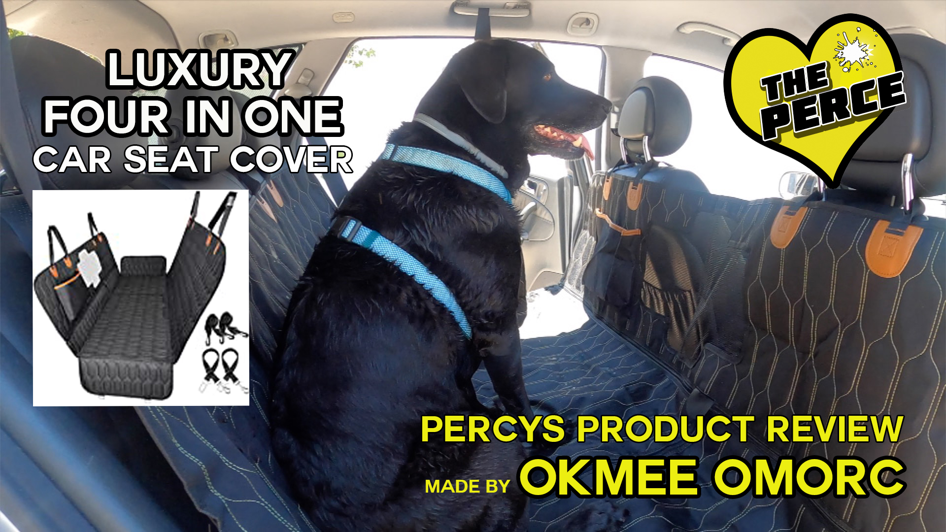 OKMEE/OMORC Dog Car Seat Cover A Percy the Labrador Product Review